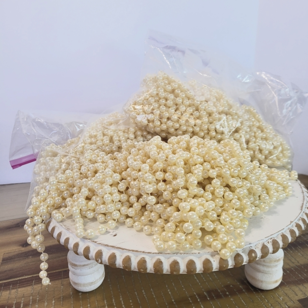 Beautiful Christmas Tree Pearl Strands